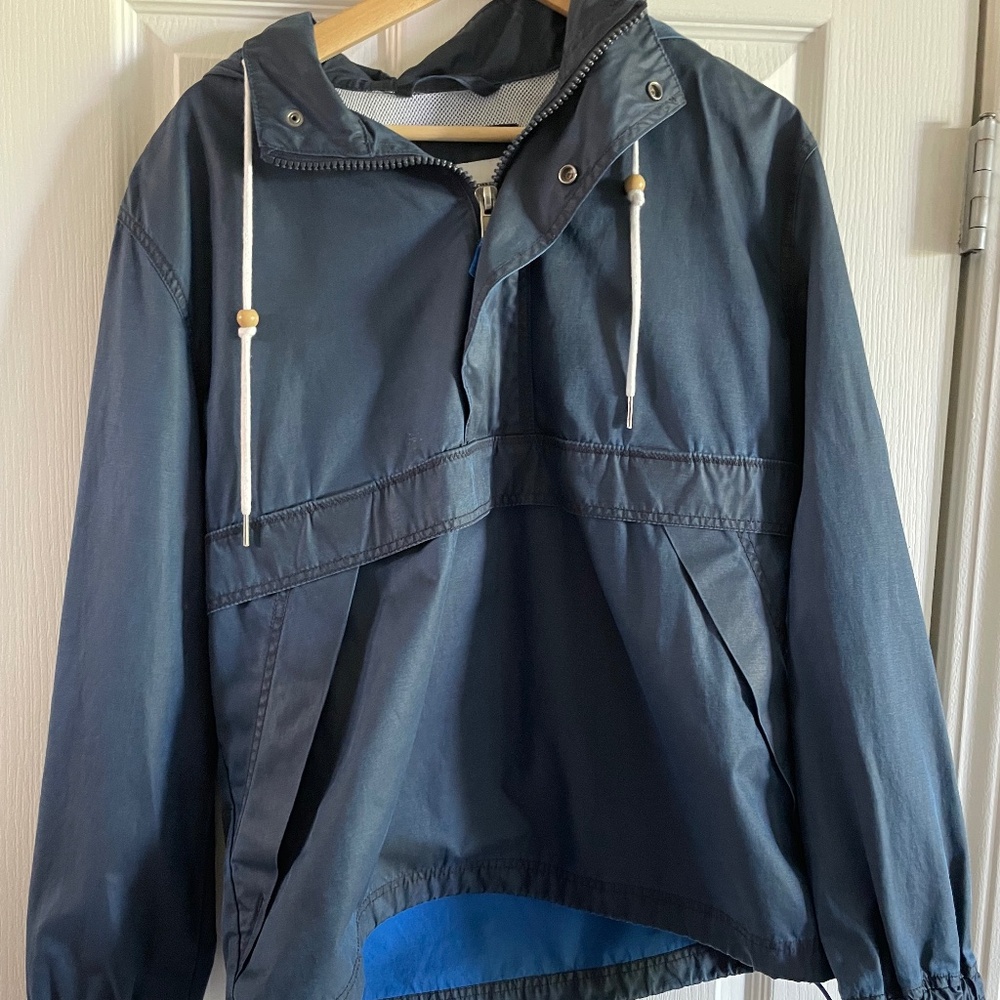 Goodfellow Navy Anorak - Rain Jacket